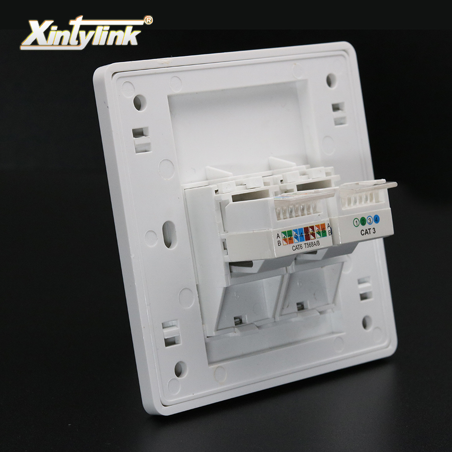 Розетка Xintylink RJ11 RJ45, м – обзор и цена Patch Panel Cat6