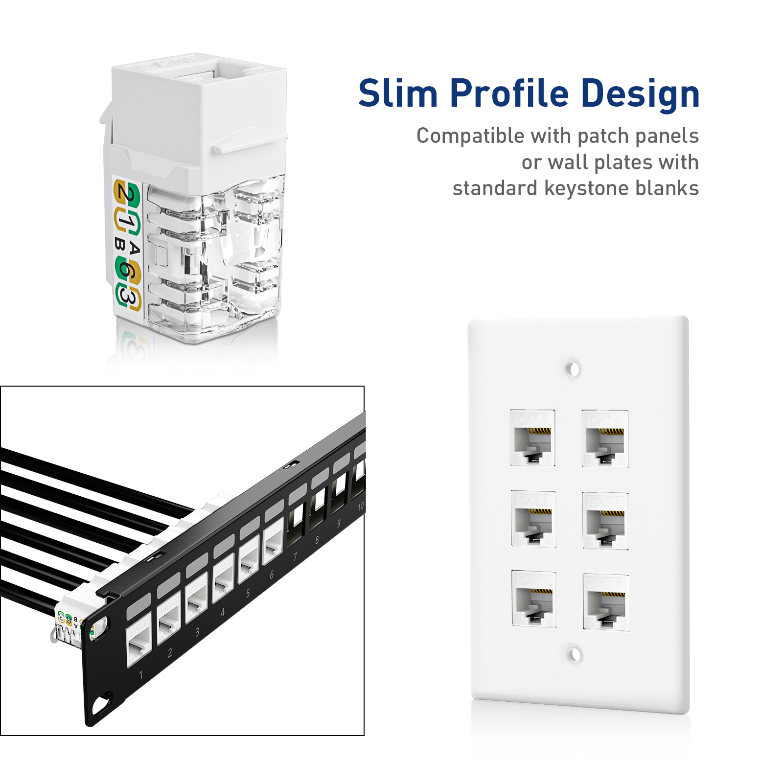 ZoeRax RJ45 Cat6/5e Тонкий про – обзор и цена Patch Panel Cat6