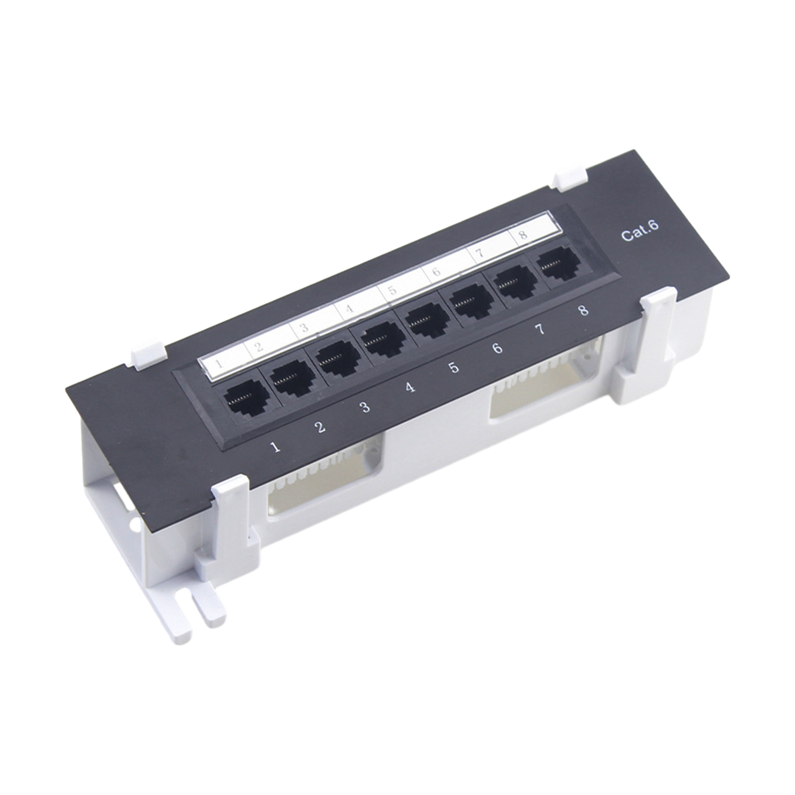 8-портовая настенная патч-пане – обзор и цена Patch Panel Cat6
