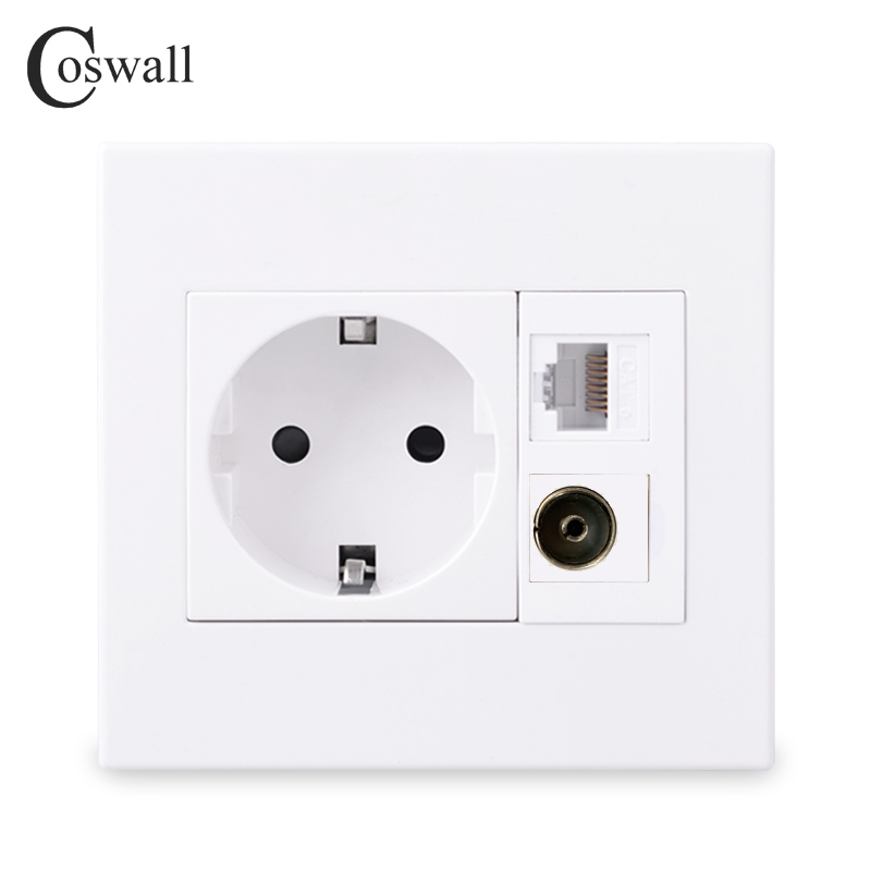 Настенная розетка Coswall для  – обзор и цена Patch Panel Cat6